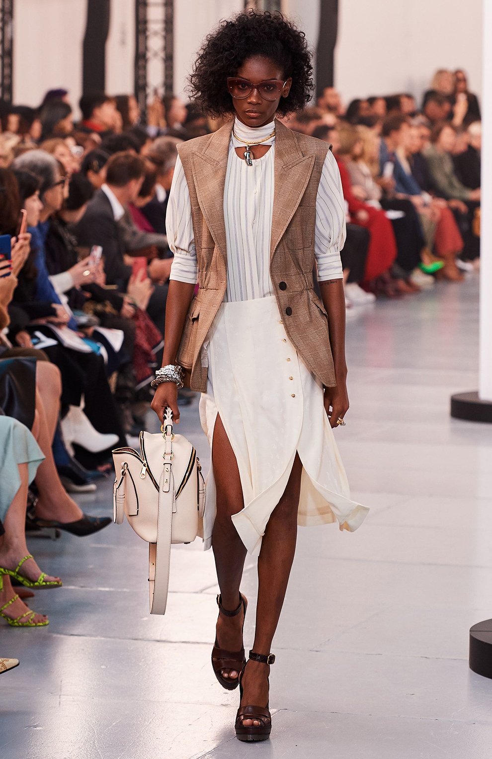 Шелковая блузка CHLOÉ, арт. CHC20UHT65323, фото 6