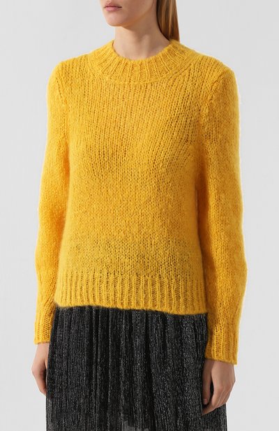 Пуловер ISABEL MARANT желтого цвета по цене 35750 руб., арт. PU0775-19A034I/IVAH, фото 3 Пуловер ISABEL MARANT, арт. PU0775-19A034I/IVAH, фото 3