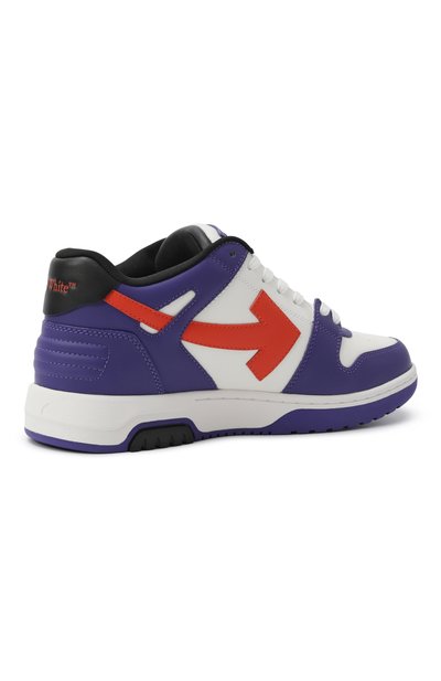Комбинированные кеды out of office OFF-WHITE, арт. 0MIA189S25LEA004, фото 5