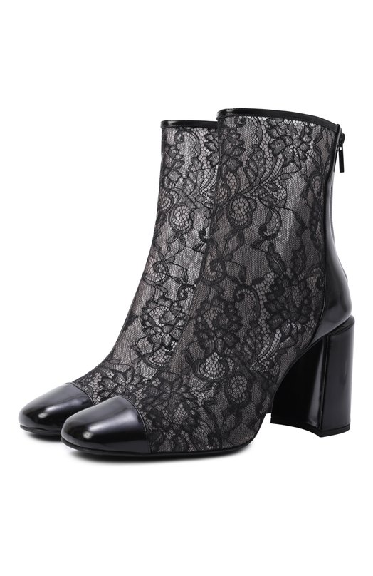 Комбинированные ботильоны Jimmy Choo KISUCRYSTALAB45DYJ Чёрный KISUCRYSTALAB45DYJ