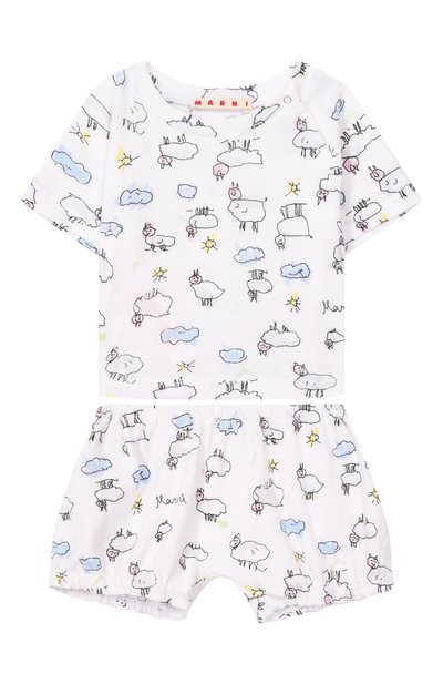 Комплект из футболки и шорт MARNI, арт. M01800/M00X9