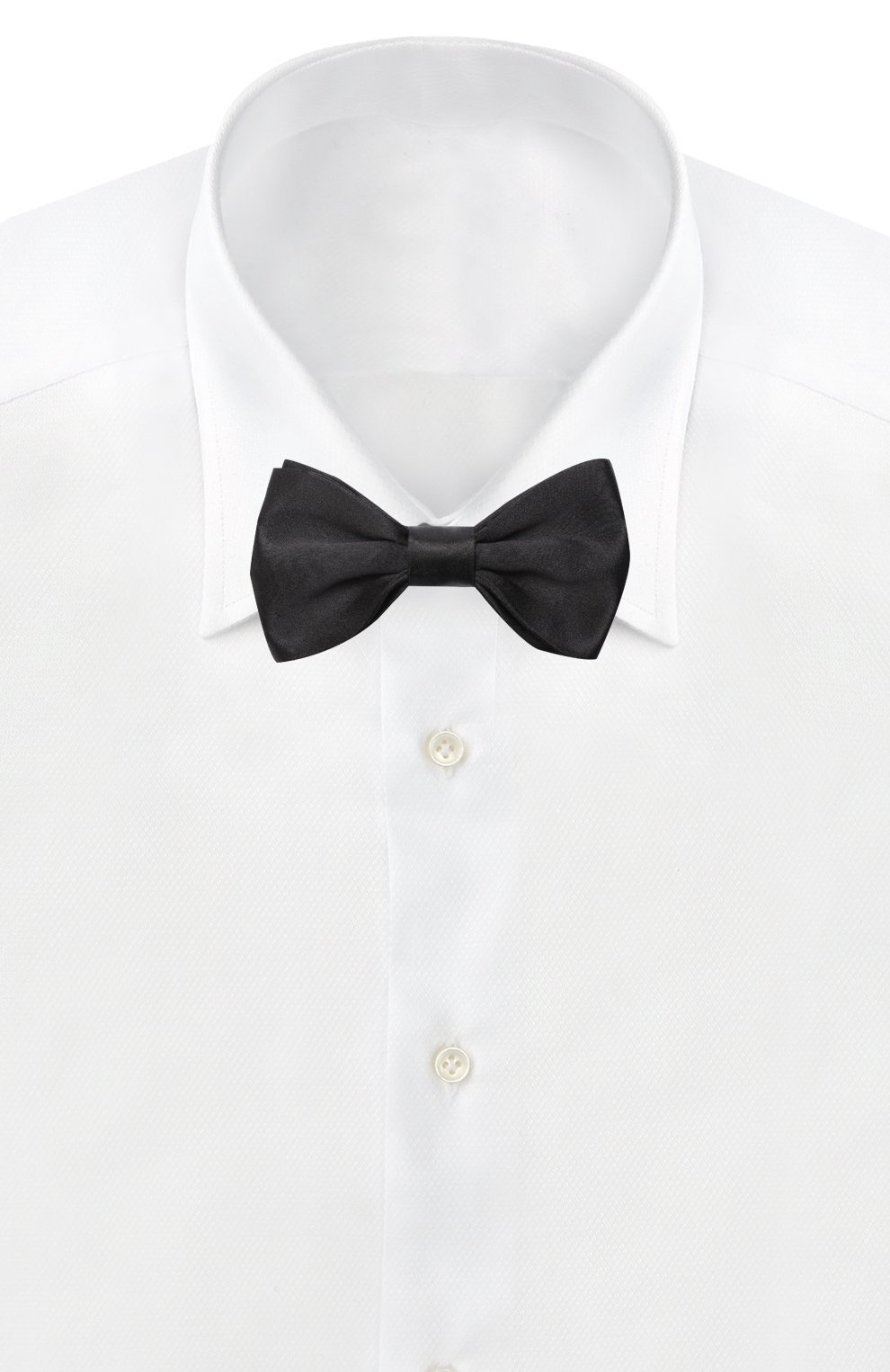 Галстук-бабочка из смеси вискозы и шелка KITON, арт. UPAPAR-LI, фото 2