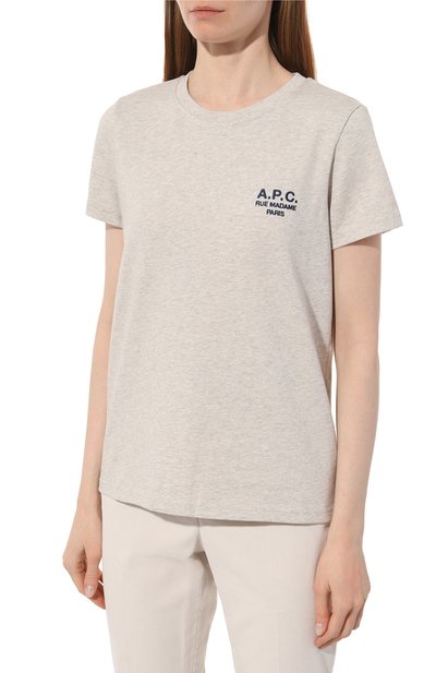 Хлопковая футболка A.P.C., арт. C0EZC-F26842, фото 3
