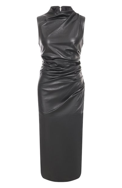 Женское кожаное платье GIUSEPPE DI MORABITO, арт. 05FWDR456P 05351