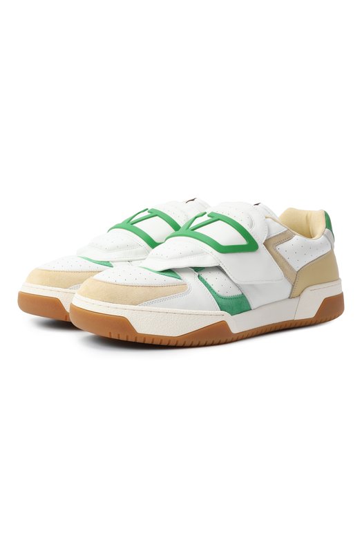 Кожаные кроссовки Joie De Jouer Valentino 7Y2S0L36/CJJ Белый 7Y2S0L36/CJJ