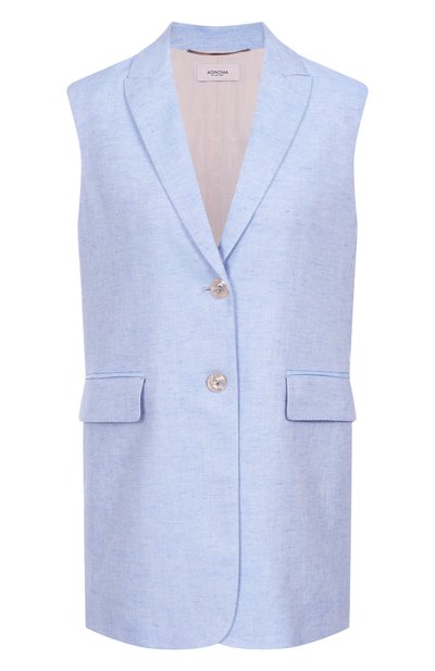 Женский льняной жилет AGNONA, арт. TX0901/U3014