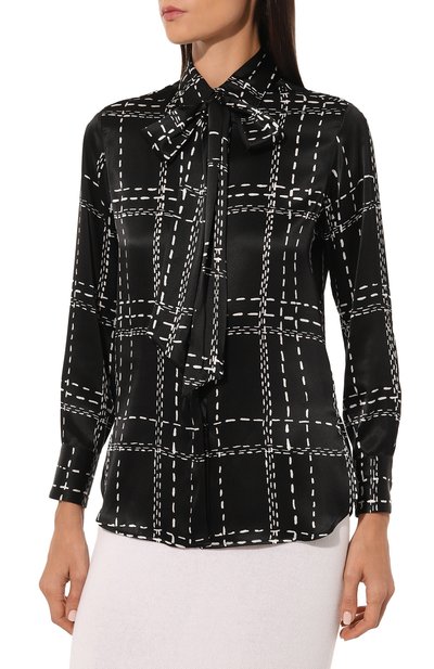 Шелковая блузка KITON, арт. D48407K0561E01, фото 3