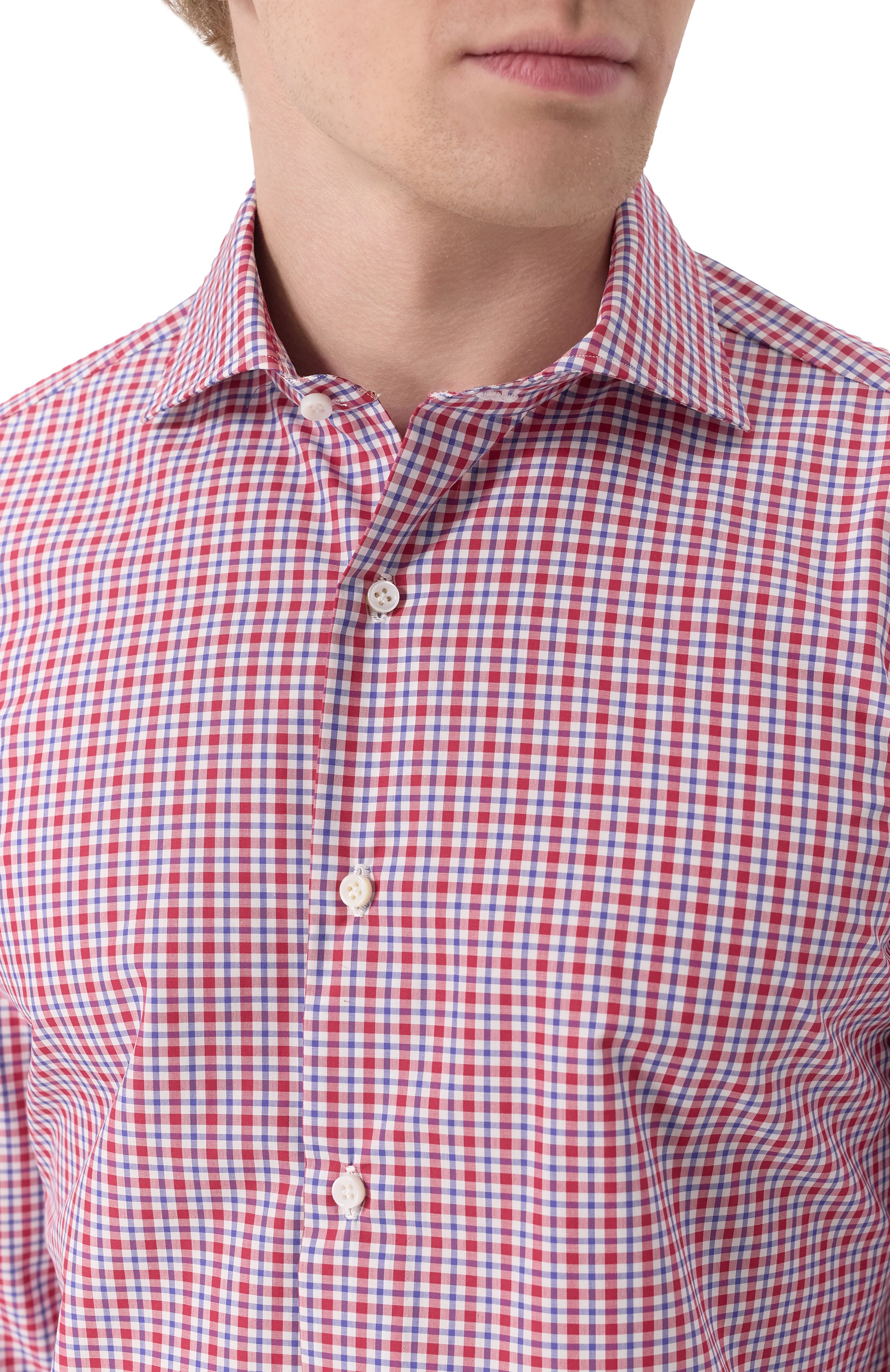 Хлопковая сорочка LUIGI BORRELLI, арт. SR3813, фото 5