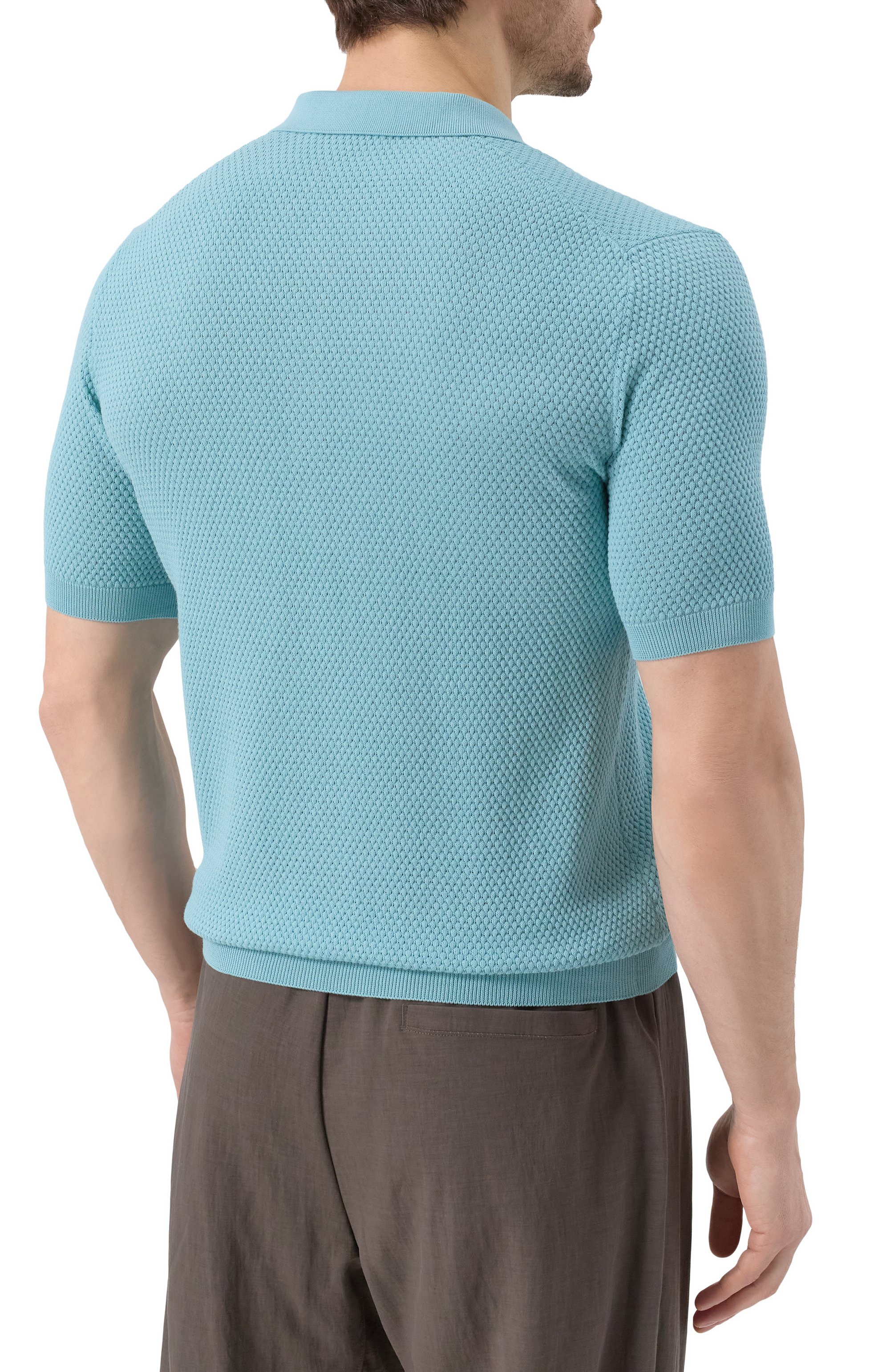 Хлопковое поло GRAN SASSO, арт. 57113/20620, фото 4