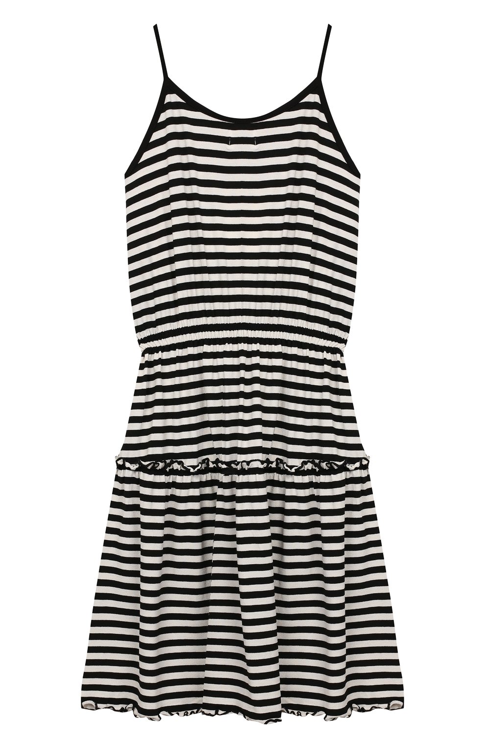 Сарафан из вискозы PAADE MODE черно-белого цвета по цене 9380 руб., арт. 92038/10Y-16Y, фото 2 Сарафан из вискозы PAADE MODE, арт. 92038/10Y-16Y, фото 2