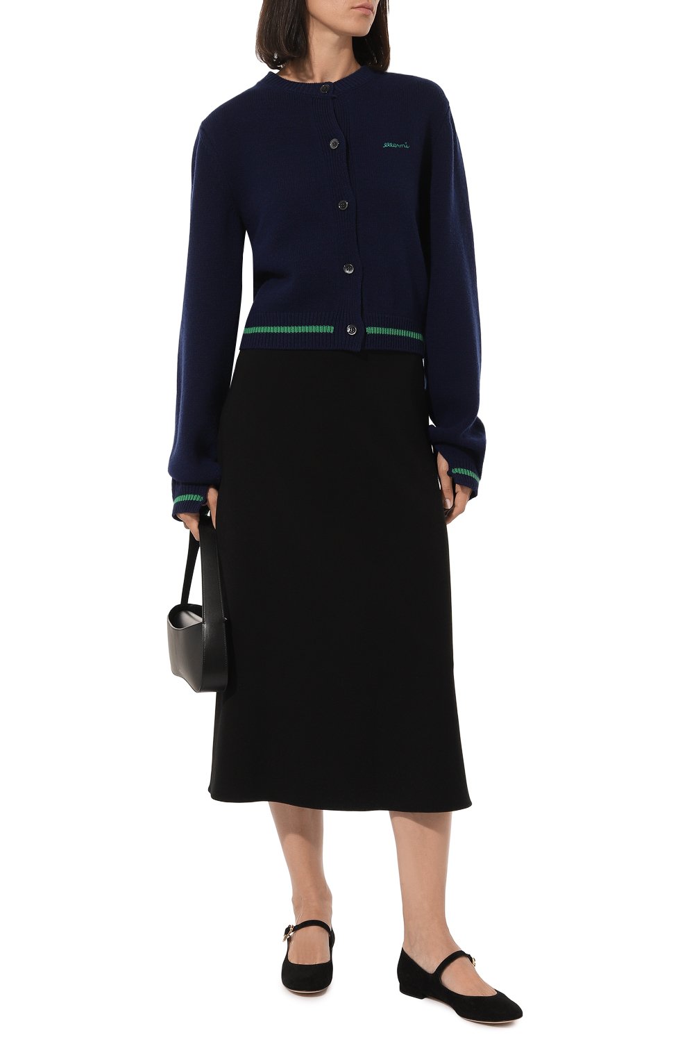 Замшевые балетки mary ribbon 05 GIANVITO ROSSI, арт. G22164.05CU0.CAMNER0, фото 2