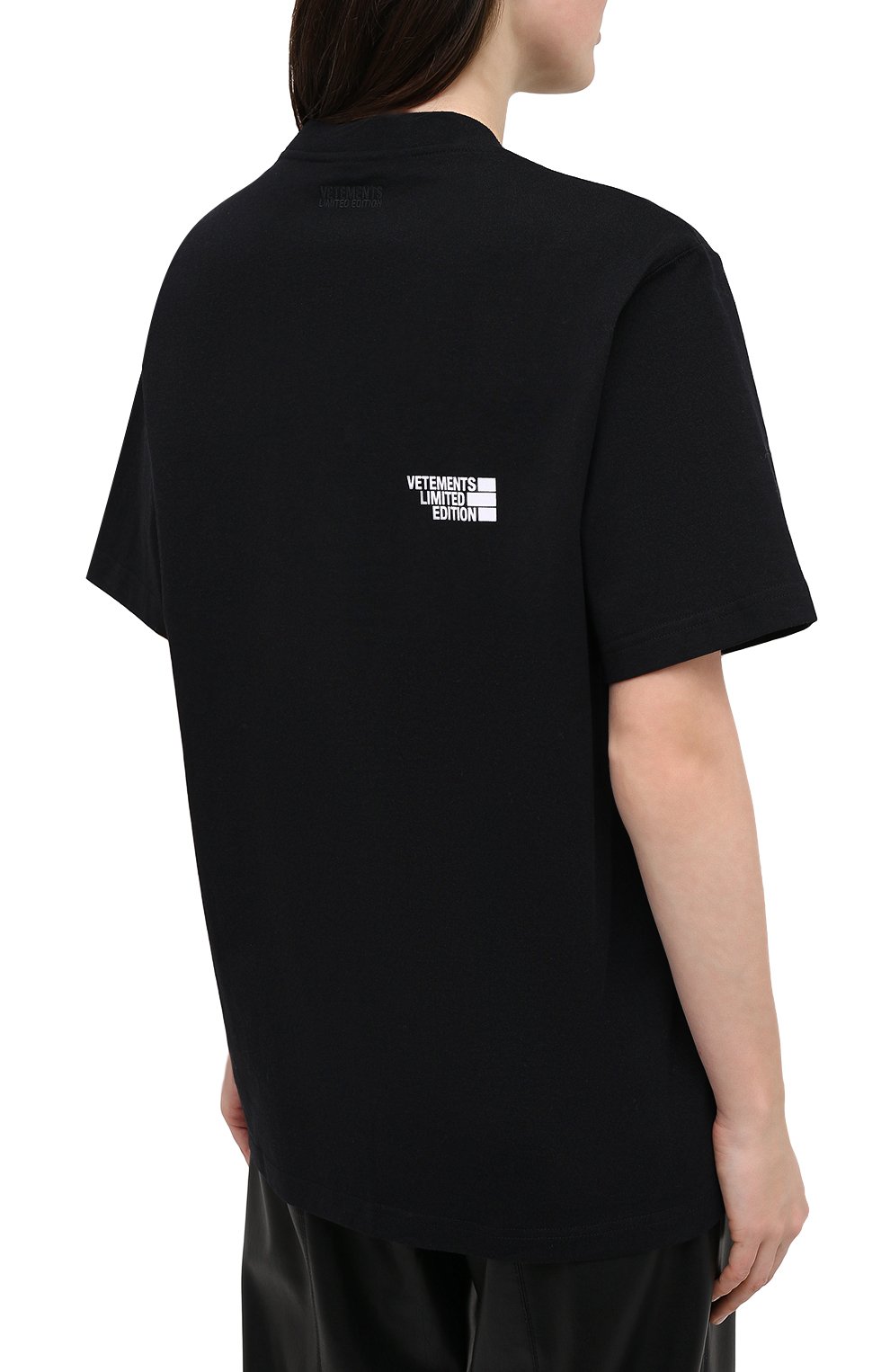 Хлопковая футболка VETEMENTS, арт. UE51TR720B 1611/W, фото 4