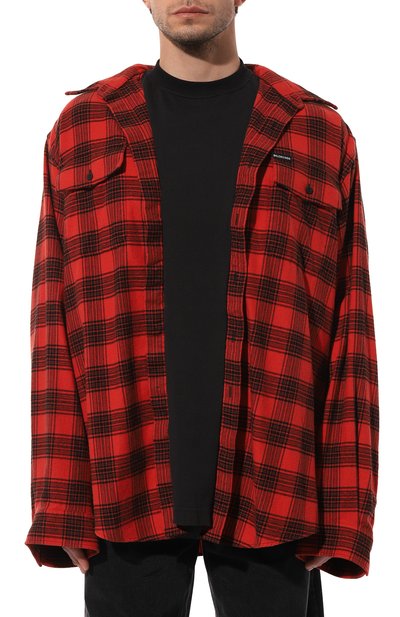 Хлопковая рубашка BALENCIAGA, арт. 699371/TNM25, фото 3