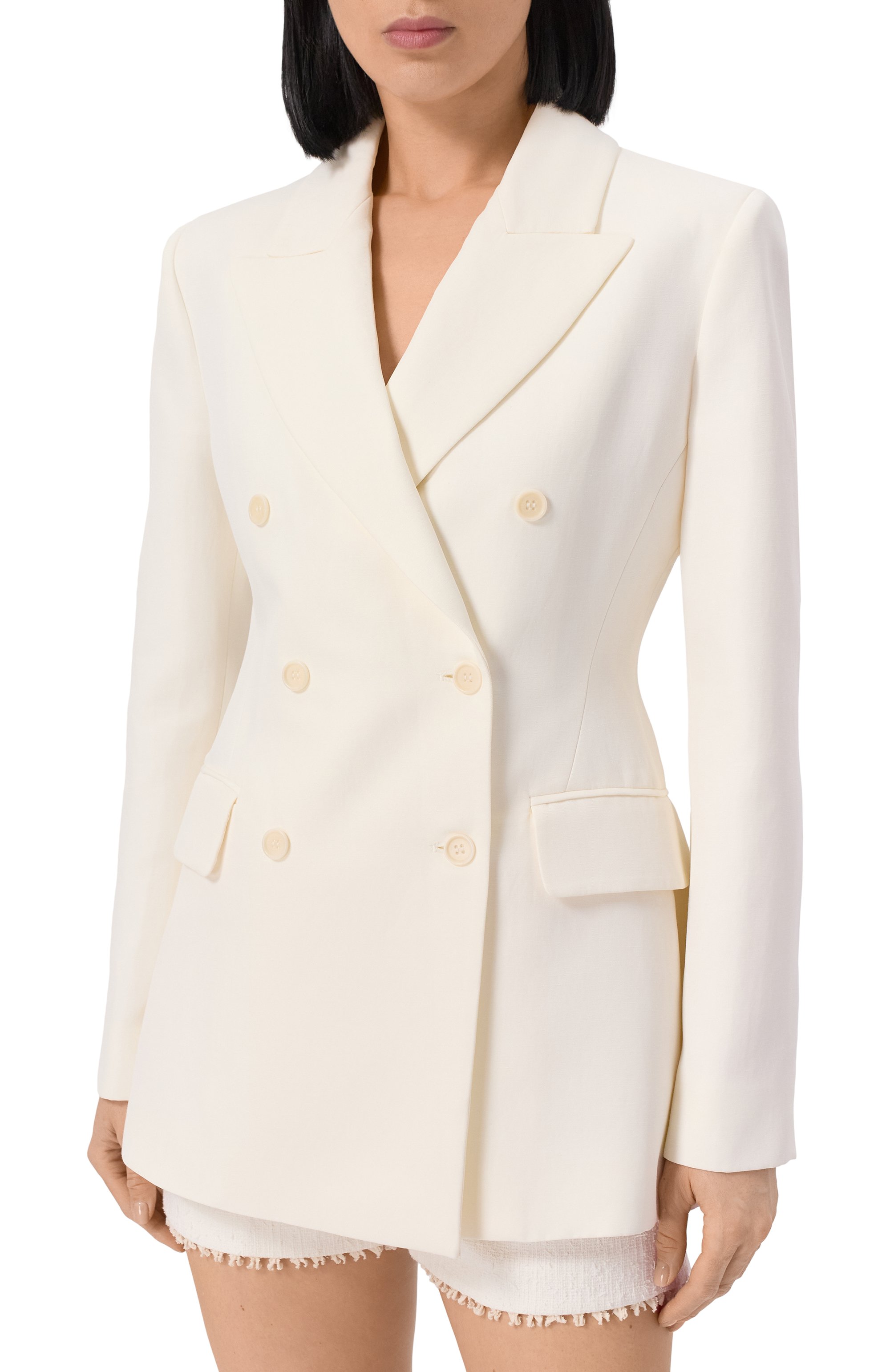 Жакет из вискозы и льна P.A.R.O.S.H., арт. D420418, фото 3