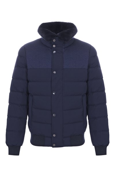 Мужской пуховик с меховым воротником HETREGO, арт. 8P512R/B0RIS