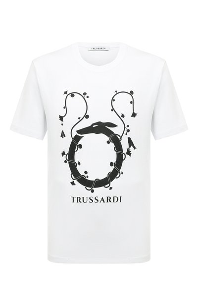 Хлопковая футболка TRUSSARDI, арт. 52T00751-1T005381, фото 1