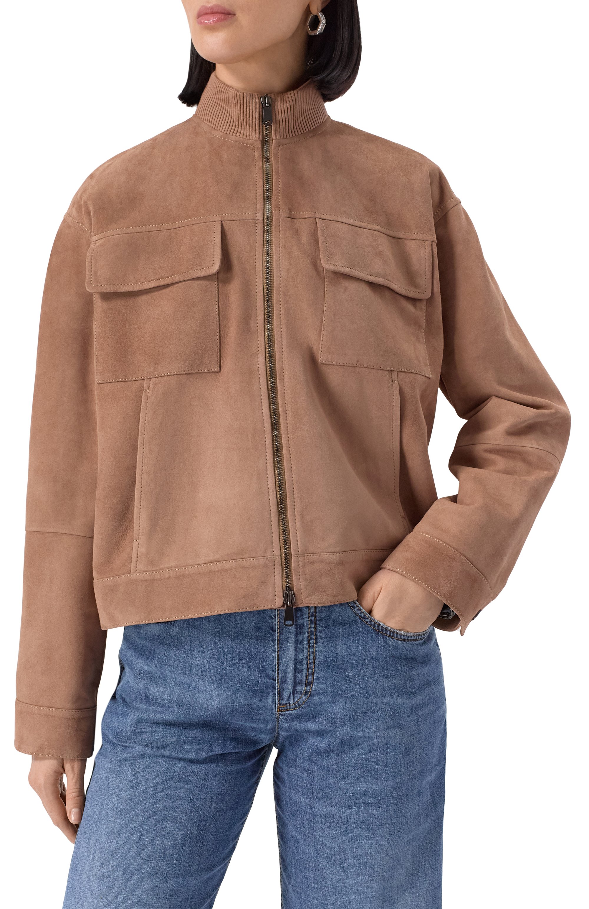 Замшевая куртка BRUNELLO CUCINELLI, арт. MPCAI7882, фото 3