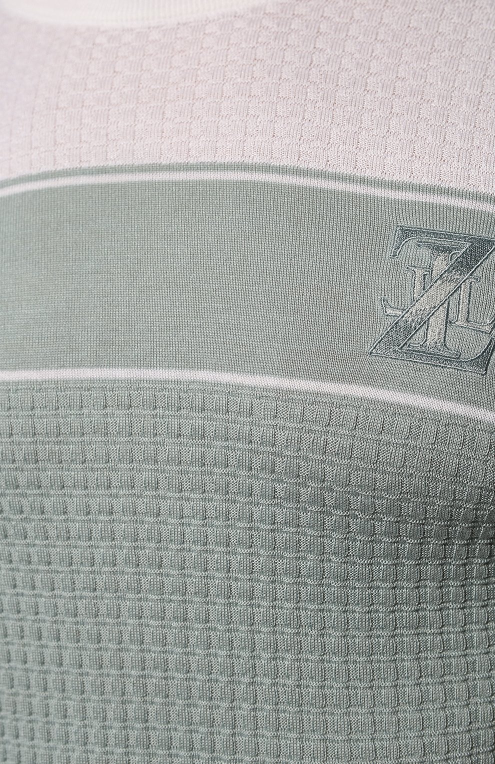 Джемпер из хлопка и шелка ZILLI, арт. MBX-TS020-BIMA1/MC01, фото 5