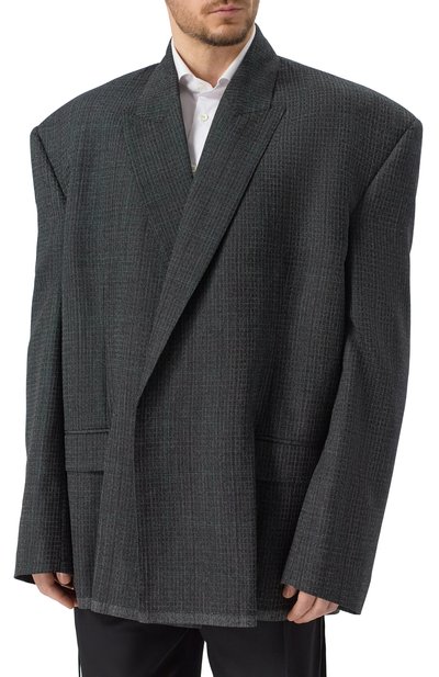 Шерстяной пиджак BALENCIAGA, арт. 821072/TRT34, фото 3