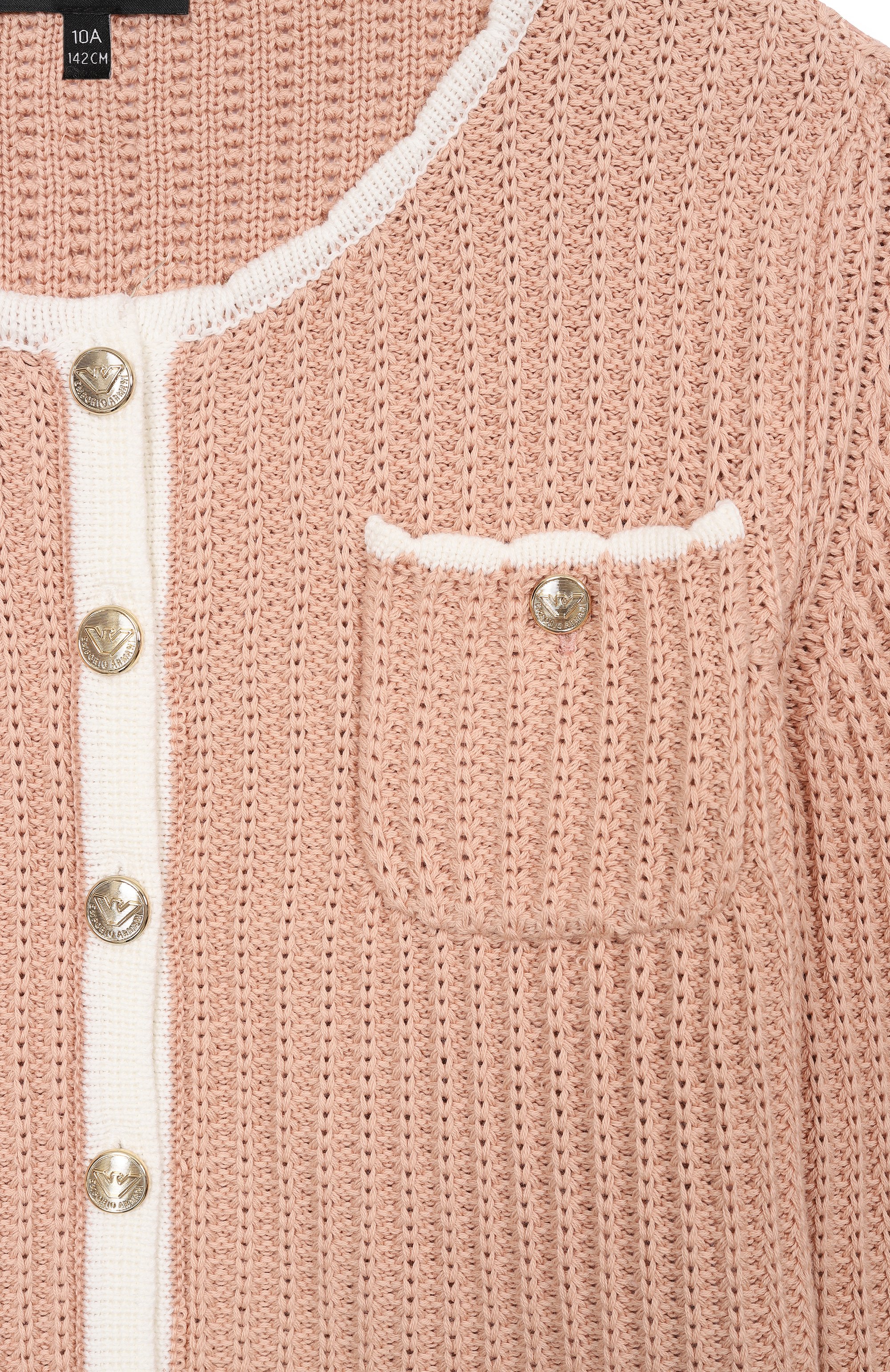 Хлопковый кардиган EMPORIO ARMANI, арт. EG000752/AF22776, фото 3