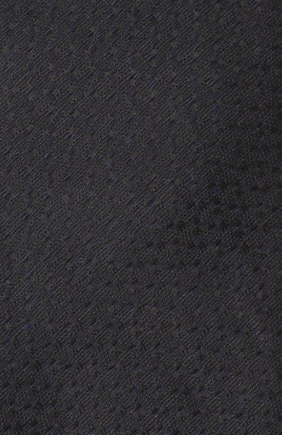 Галстук из шелка и льна CANALI темно-синего цвета по цене 19950 руб., арт. 18/HJ04289, фото 4 Галстук из шелка и льна CANALI, арт. 18/HJ04289, фото 4