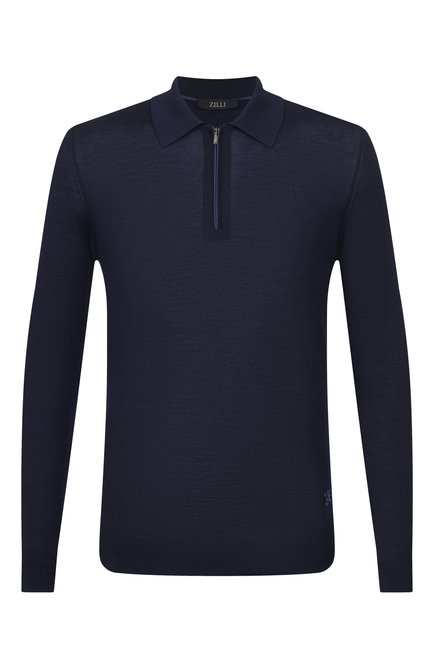 Мужское поло из шерсти и шелка ZILLI, арт. KZP001M0230VLSB00