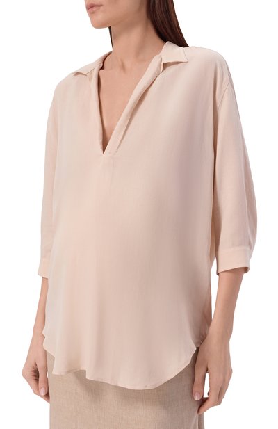 Рубашка из вискозы и льна PIETRO BRUNELLI, арт. CA0207/LI0TUS, фото 3