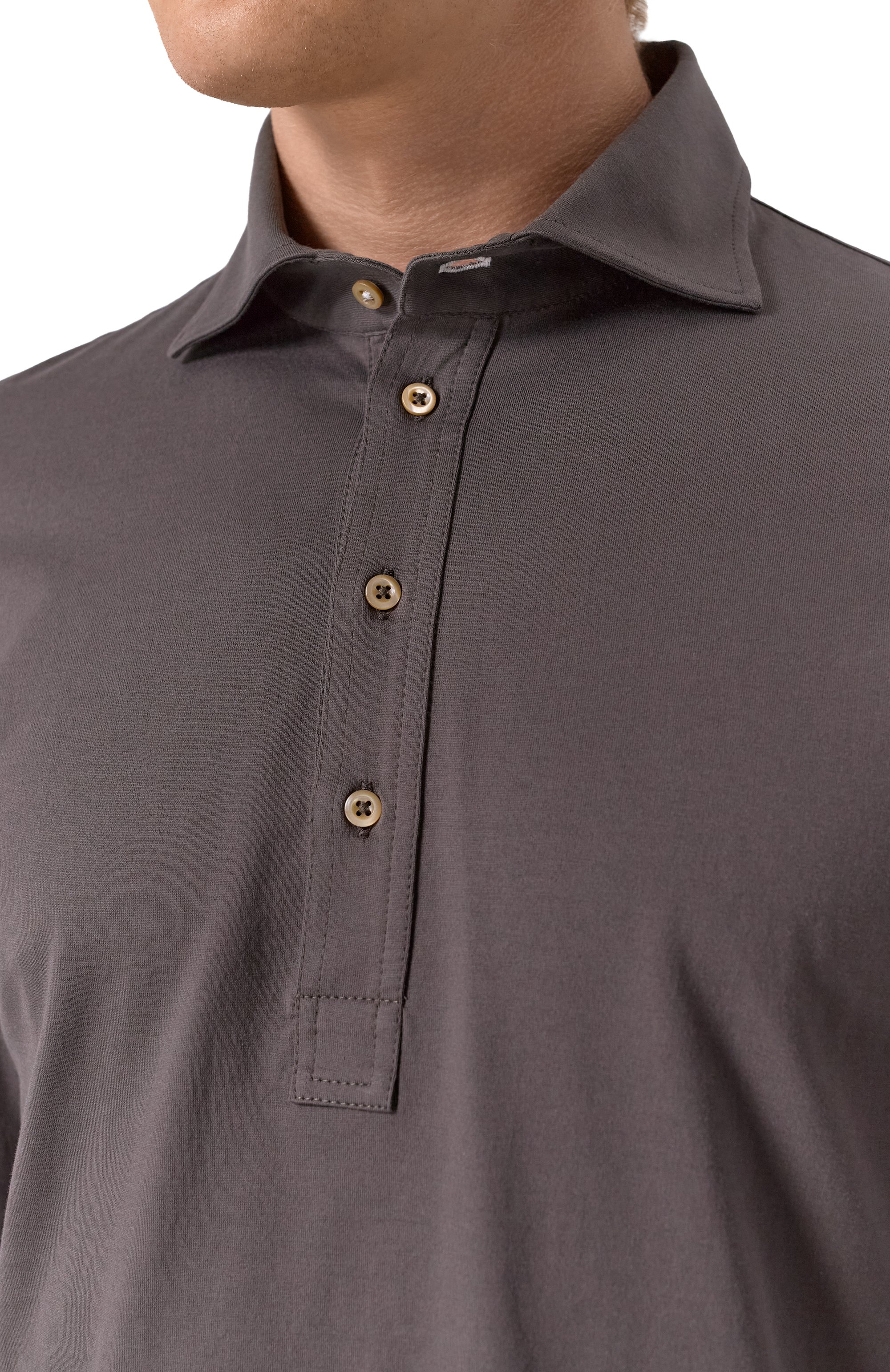 Хлопковое поло BRUNELLO CUCINELLI, арт. M0B133914, фото 5