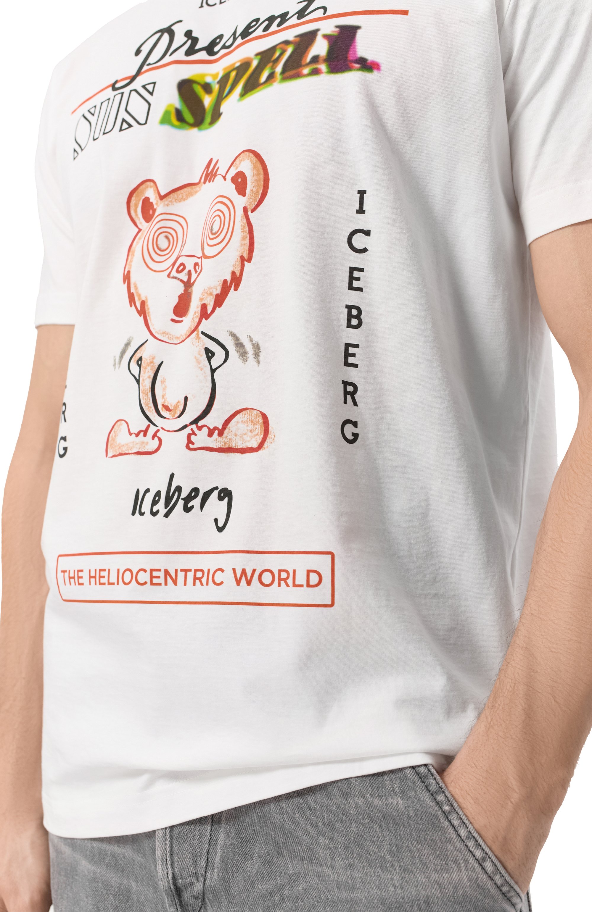 Хлопковая футболка ICEBERG, арт. F02B/6325, фото 5