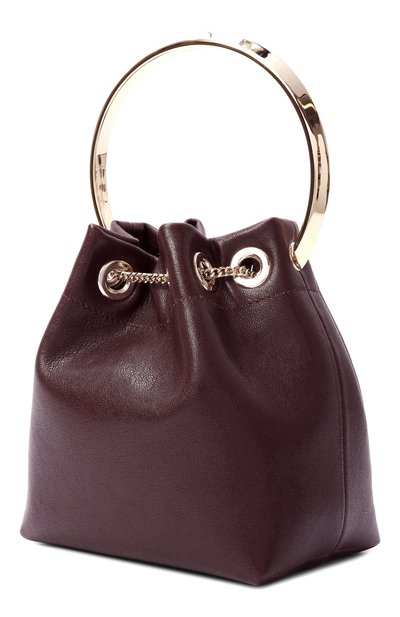 Сумка bon bon JIMMY CHOO бордового цвета по цене 131500 руб., арт. B0N B0N/TYT, фото 4 Сумка bon bon JIMMY CHOO, арт. B0N B0N/TYT, фото 4