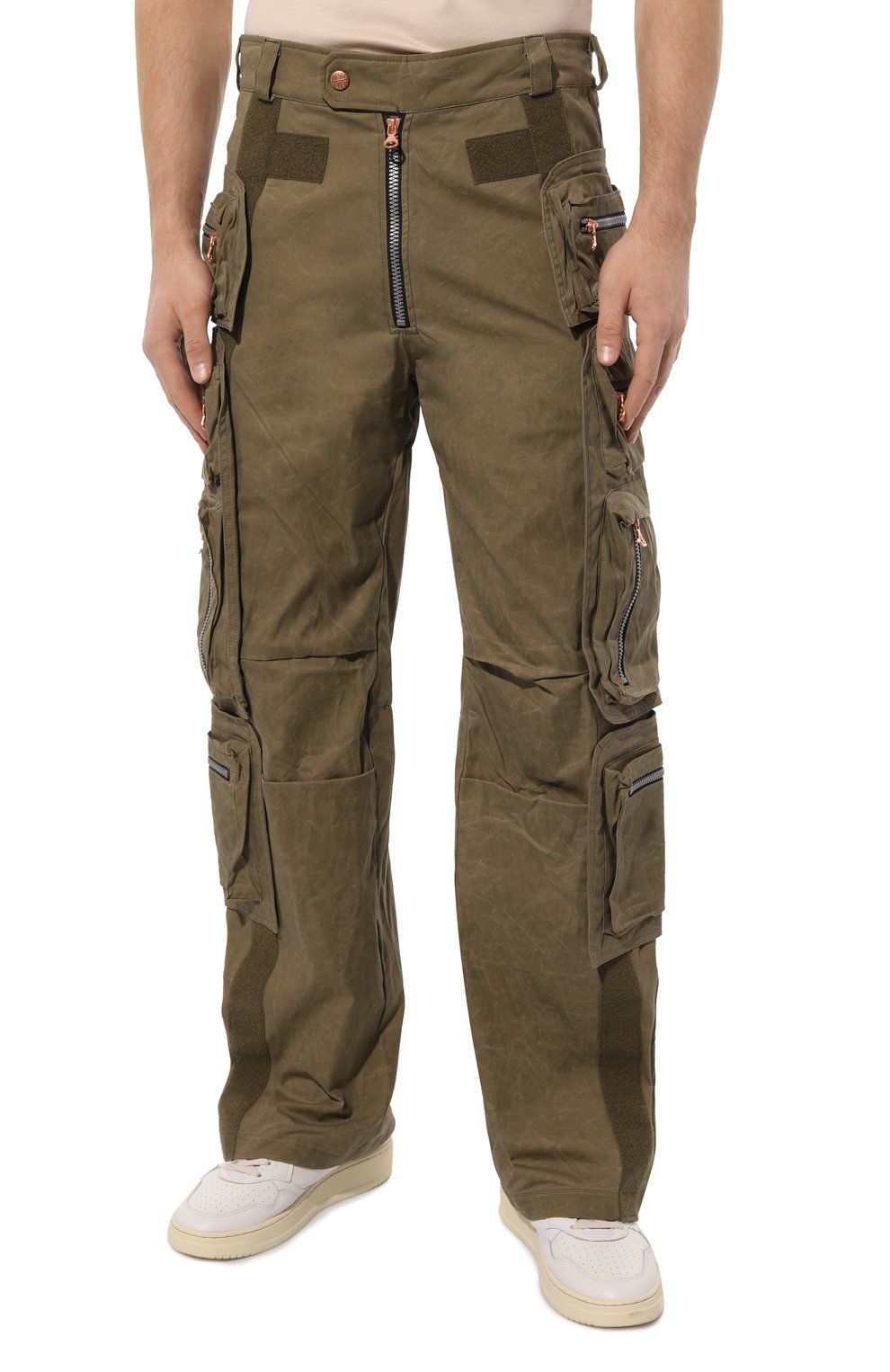 Хлопковые брюки-карго DIESEL, арт. A08490/0WEAT, фото 3