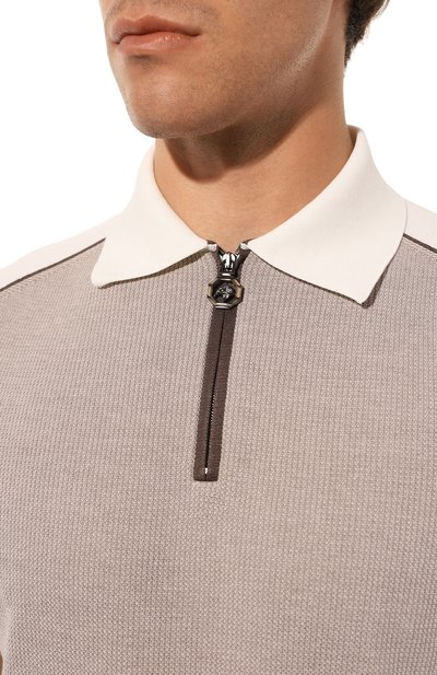 Поло из шелка и хлопка STEFANO RICCI, арт. K616320P31/F23131, фото 5