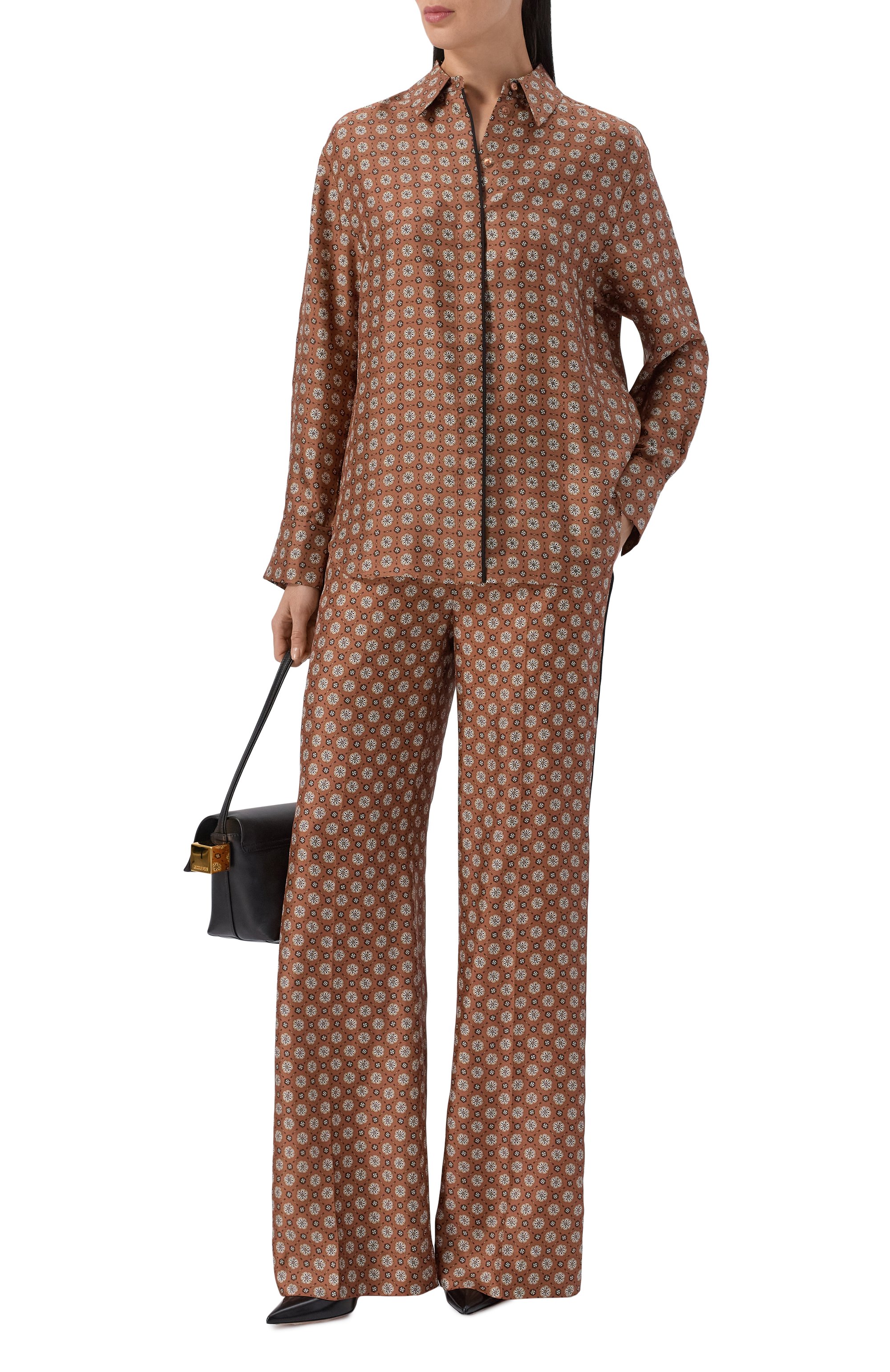 Шелковое брюки DOROTHEE SCHUMACHER, арт. 349203, фото 2