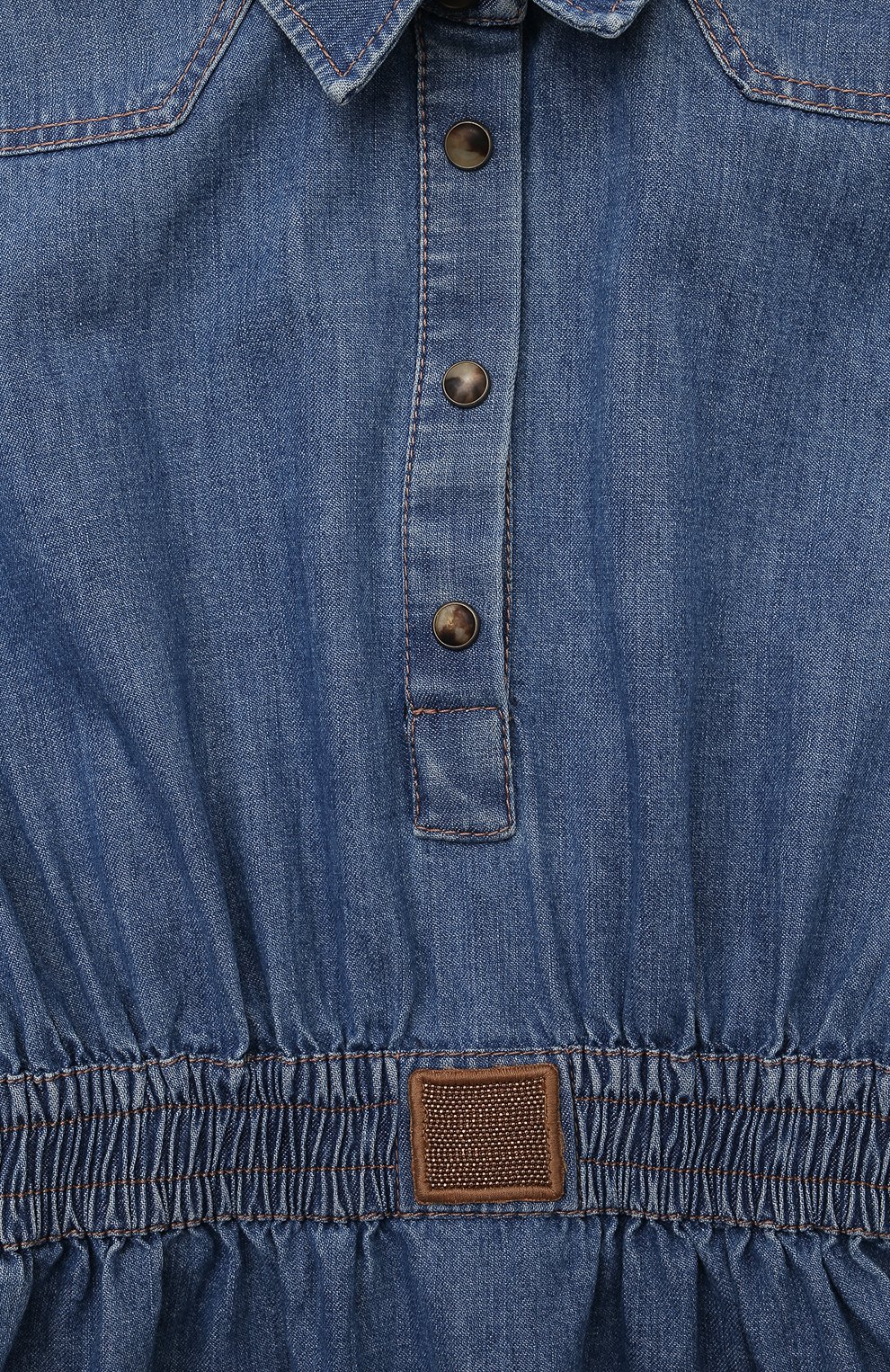 Джинсовое платье BRUNELLO CUCINELLI, арт. BH192A309A, фото 3