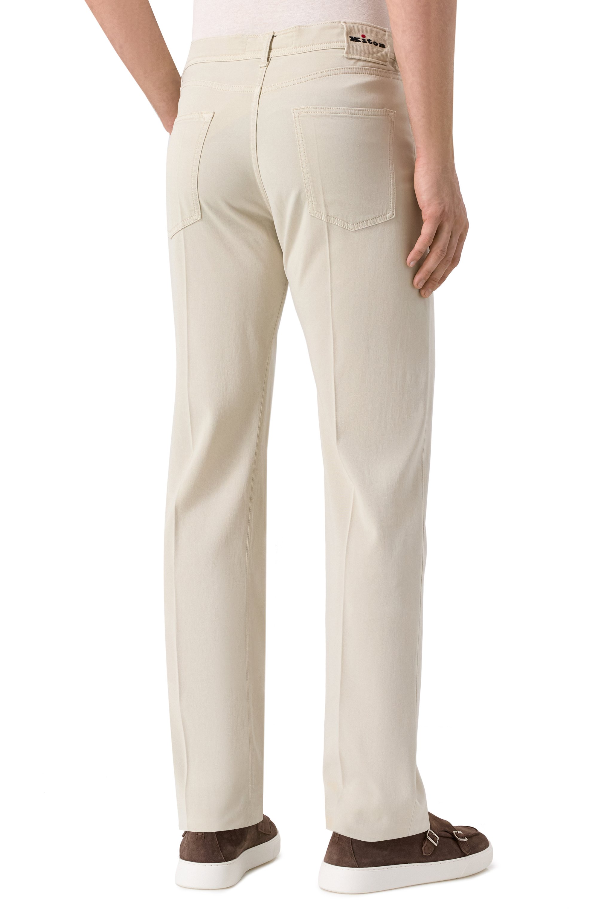 Брюки из лиоцелла KITON, арт. UPNJS1K0606F05, фото 4