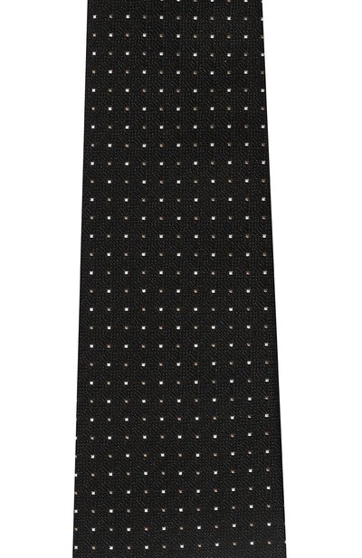 Шелковый галстук EMPORIO ARMANI черного цвета по цене 14500 руб., арт. 340275/4R646, фото 4 Шелковый галстук EMPORIO ARMANI, арт. 340275/4R646, фото 4