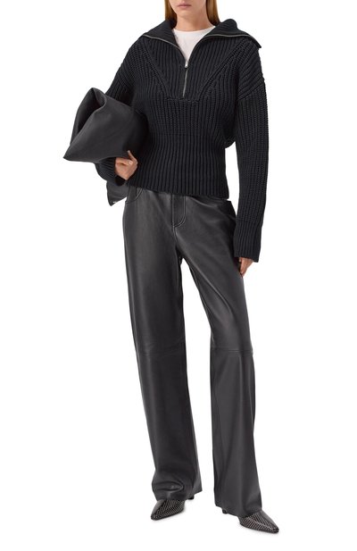 Кожаные брюки bonnie HAIKURE, арт. HEW03330PL002TP, фото 2