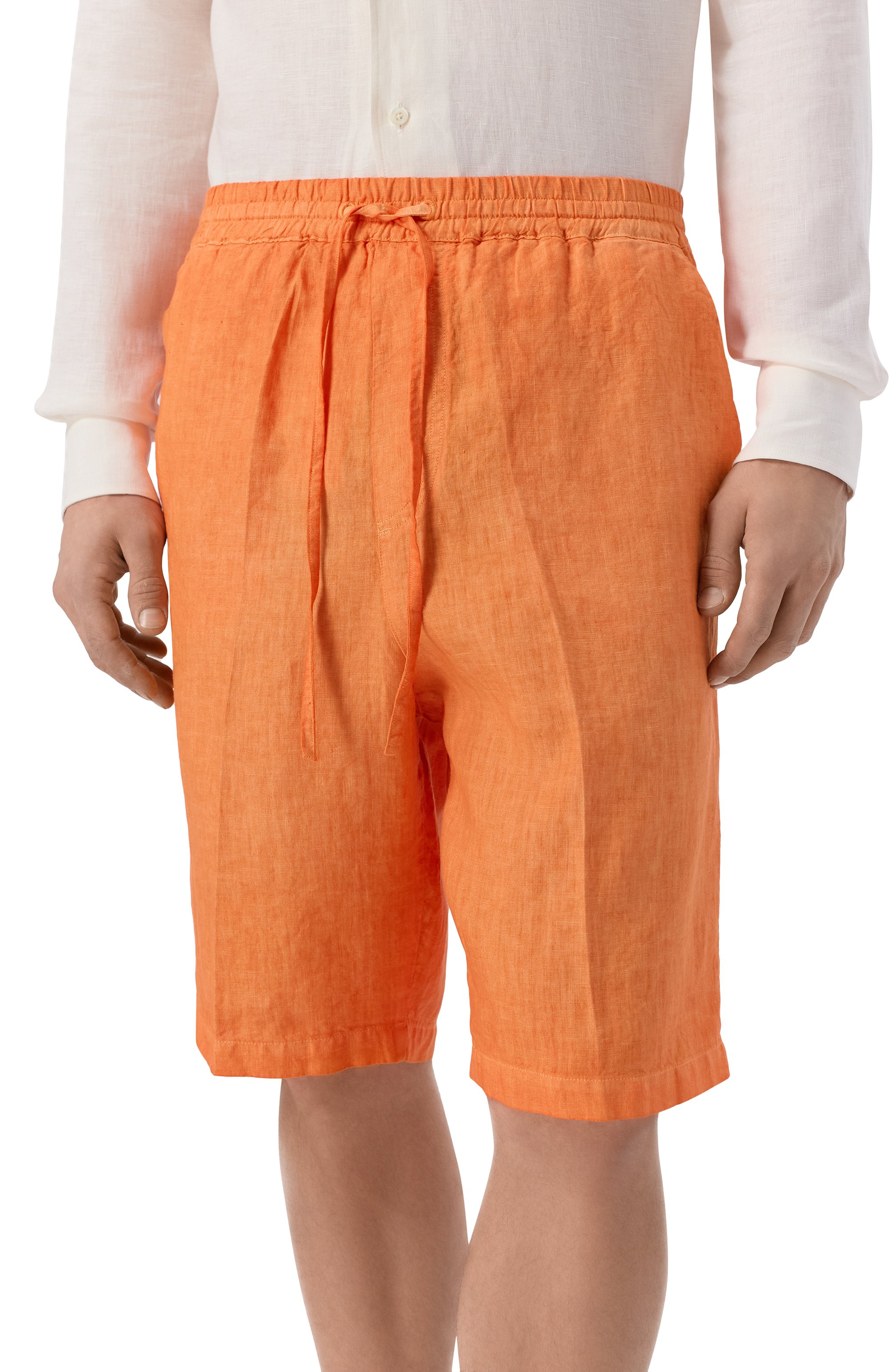 Льняные шорты 120% LINO, арт. 33ALIM29CM/0253/S00, фото 3