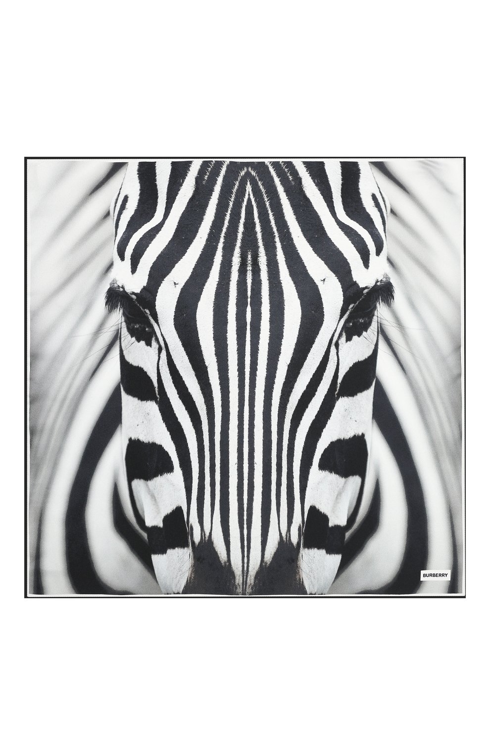 Шелковый платок BURBERRY серого цвета по цене 21450 руб., арт. 8029004, фото 3 Шелковый платок BURBERRY, арт. 8029004, фото 3