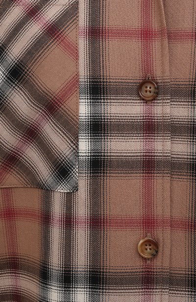 Хлопковая рубашка BURBERRY, арт. 8037341, фото 5
