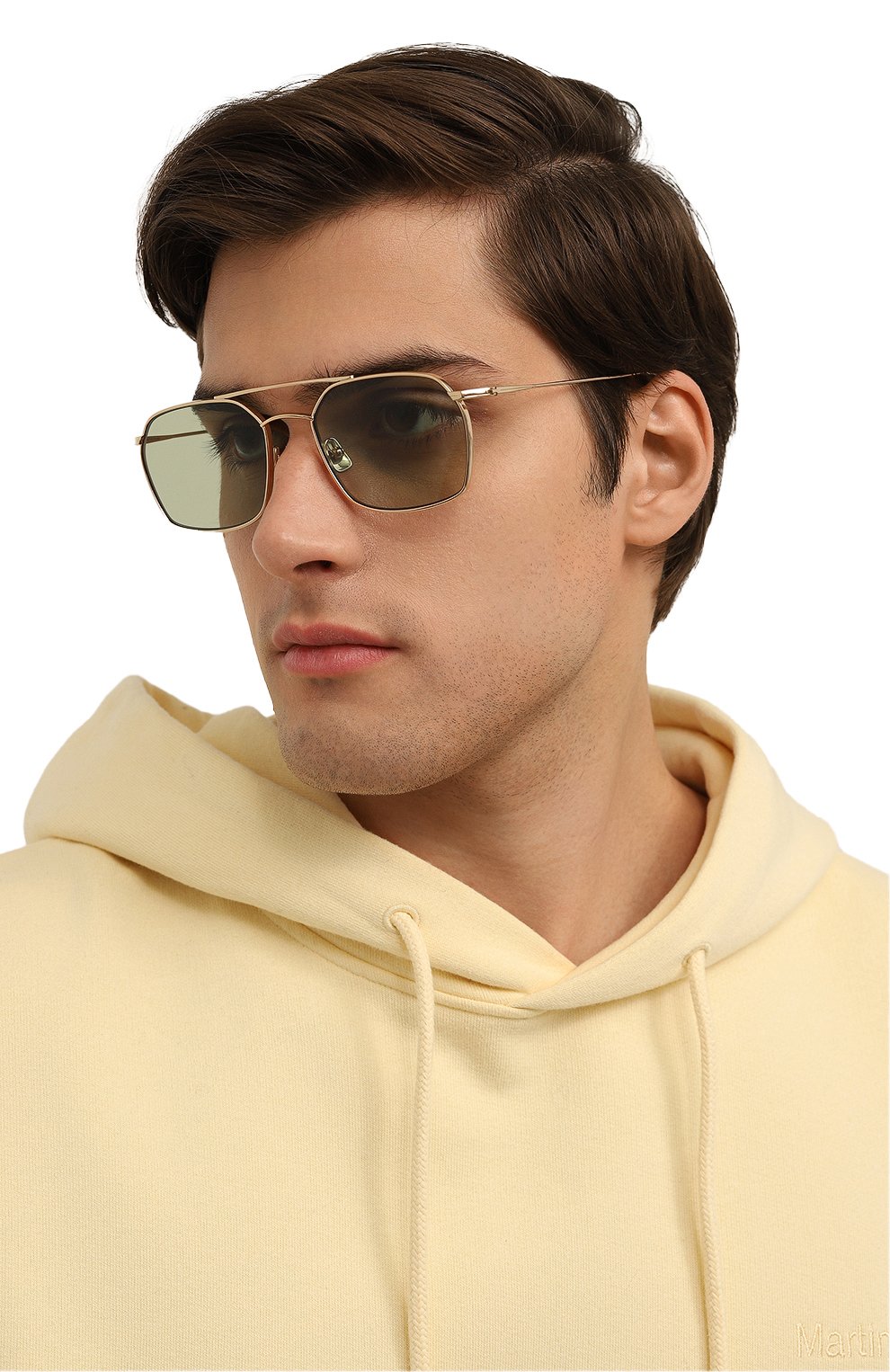 Солнцезащитные очки PETER&MAY WALK зеленого цвета по цене 47850 руб., арт. TT10 JENNY G0LD GRAPHITE GREEN, фото 2 Солнцезащитные очки PETER&MAY WALK, арт. TT10 JENNY G0LD GRAPHITE GREEN, фото 2