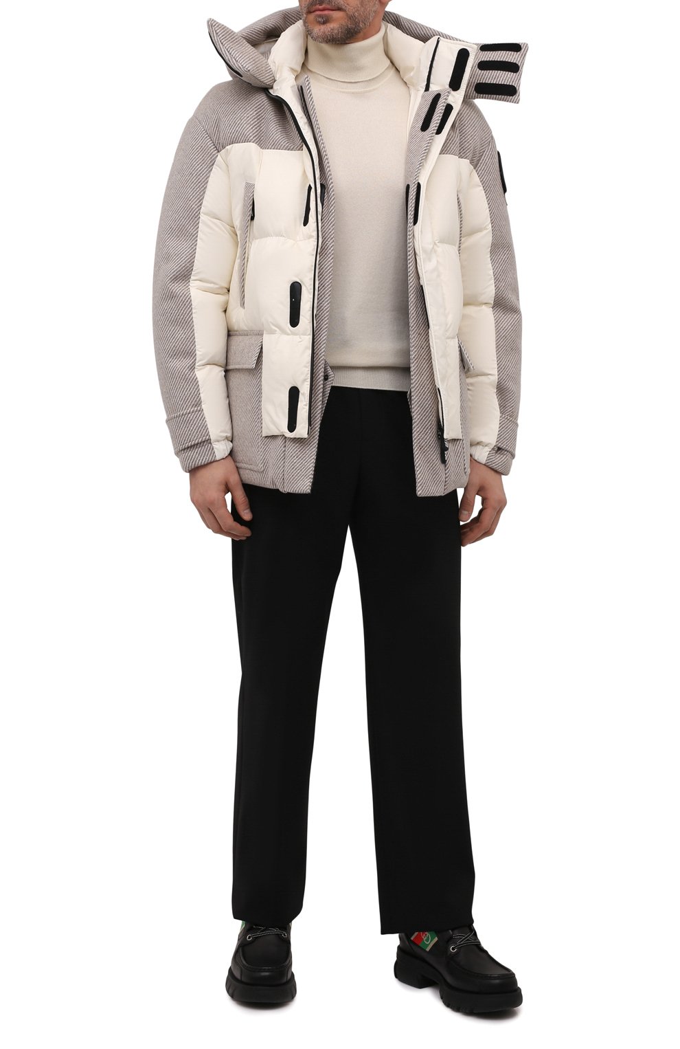 Пуховик GIORGIO ARMANI бежевого цвета по цене 647500 руб., арт. 1WG0C06P/T0317, фото 2 Пуховик GIORGIO ARMANI, арт. 1WG0C06P/T0317, фото 2