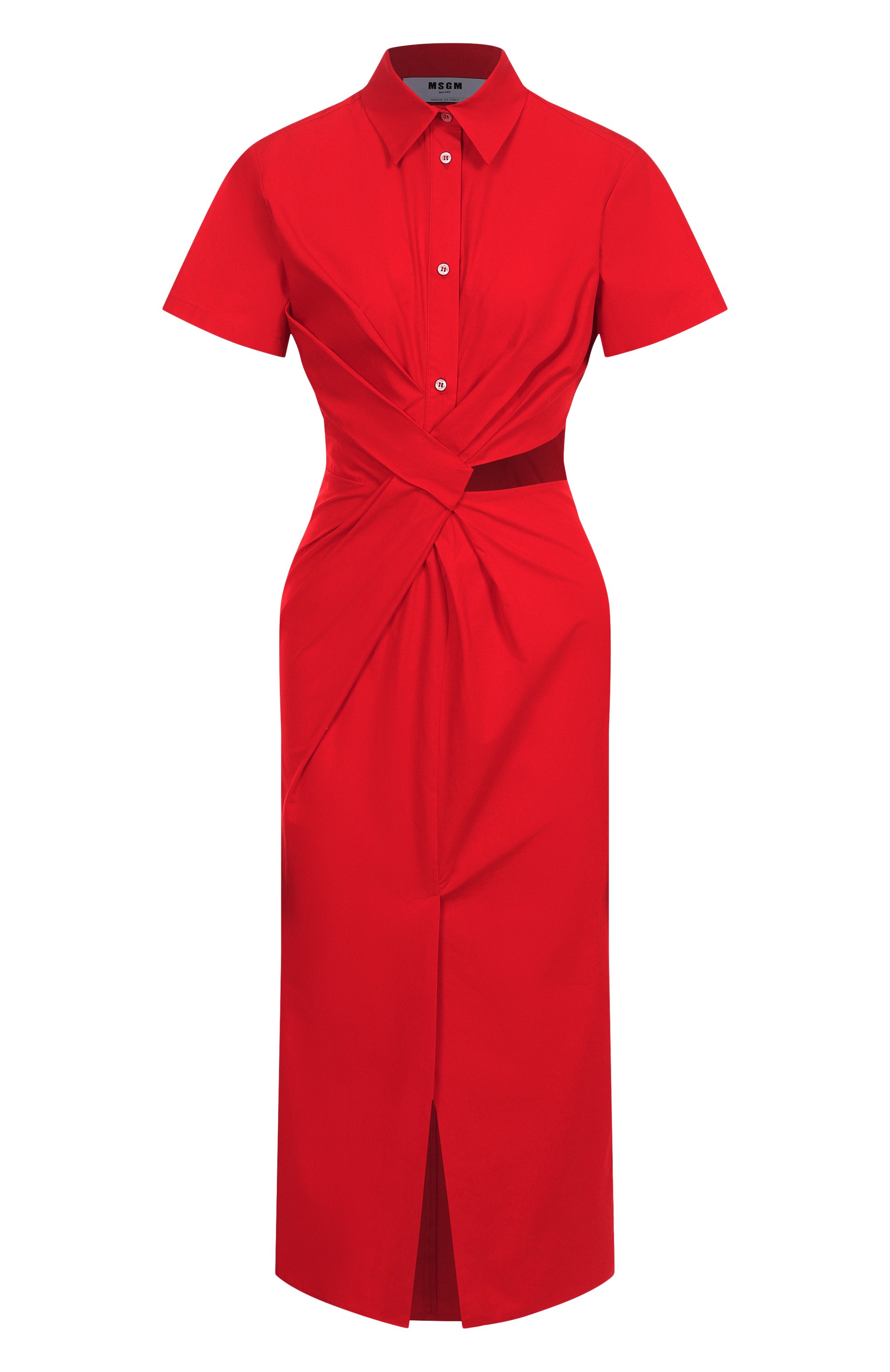 Хлопковое платье MSGM, арт. 3842MDA30X/257315, фото 1