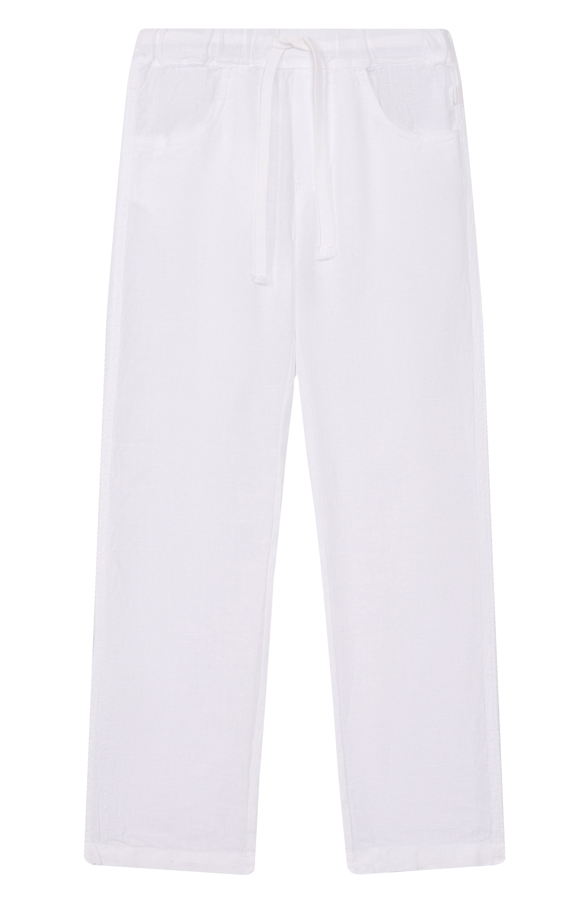 Льняные брюки IL GUFO, арт. P25PL195L6009/10A-14A, фото 1