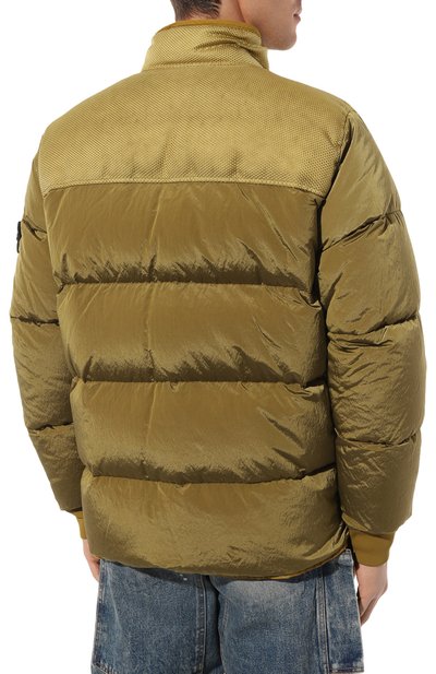 Пуховик STONE ISLAND хаки цвета по цене 151500 руб., арт. 751542840, фото 4 Пуховик STONE ISLAND, арт. 751542840, фото 4
