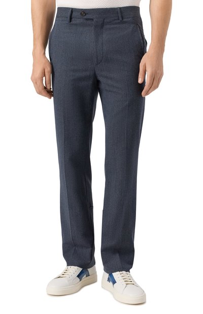 Брюки из шерсти и хлопка CORNELIANI, арт. 264544-2618331, фото 3