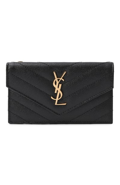 Кожаный футляр для кредитных карт SAINT LAURENT, арт. 612808/B0W01, фото 1