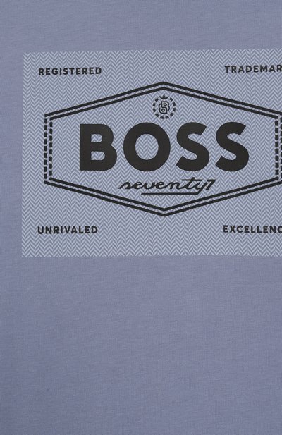 Хлопковый лонгслив BOSS, арт. J51221/14A-16A, фото 3