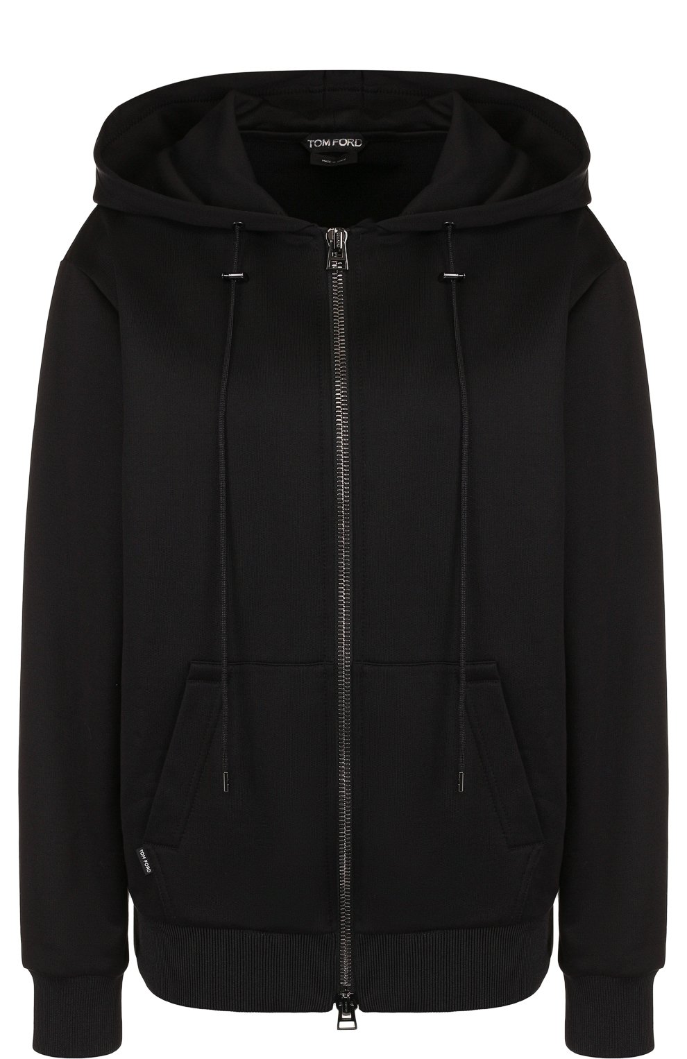 Однотонный кардиган из смеси хлопка и шелка с капюшоном TOM FORD, арт. GIJ005-FAX351, фото 1