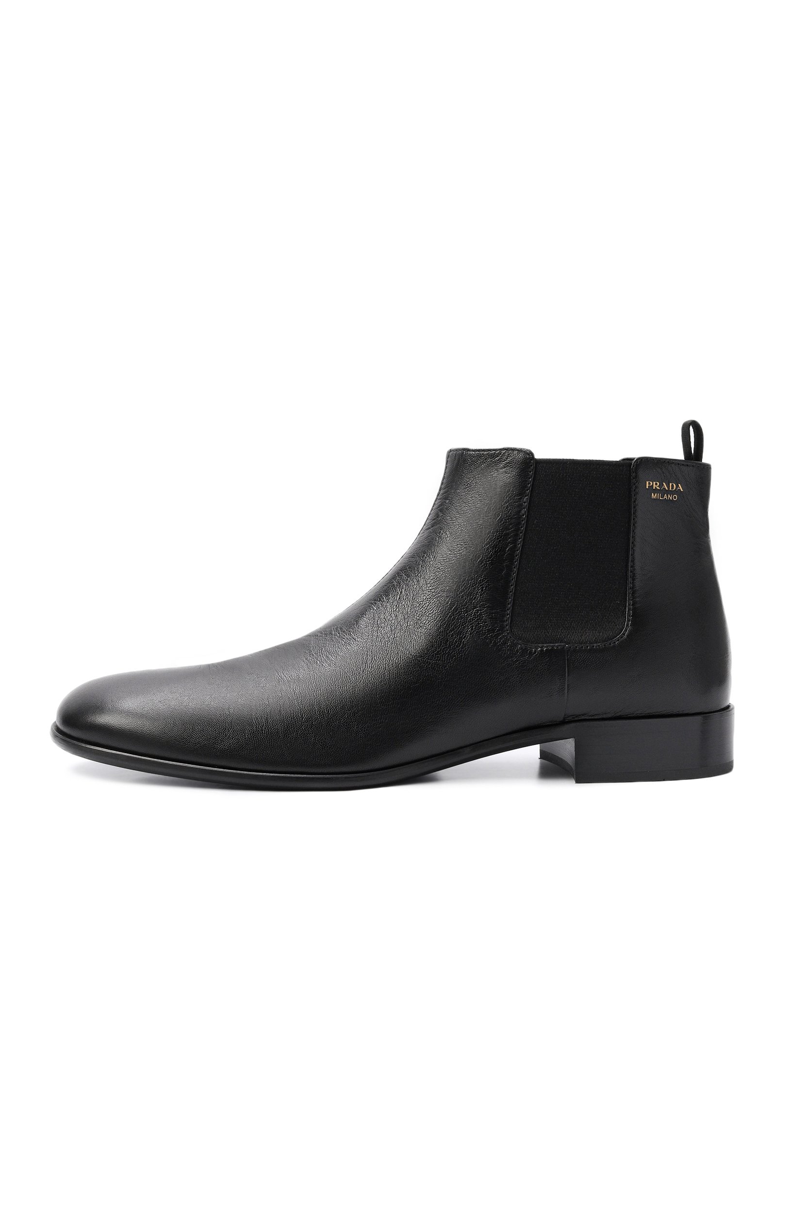 Кожаные челси PRADA черного цвета по цене 160500 руб., арт. 1T3010/582, фото 4 Кожаные челси PRADA, арт. 1T3010/582, фото 4
